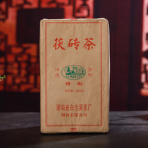 (4 slices 3200g) Black tea Hunan Anhua Black Tea Brick Tea 2018 Pian brick tea Hunan Baixha Creek A