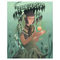 Poly boutique paper comprehensive print The Flame of the Spirit Amy Saul spot