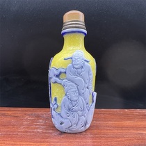 Dry Longs Overseas Reflux Cover Material Dispenser Engraving Man Tattooed Snuff Pot to Play Collection