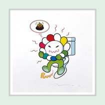 Trend art Takashi Murakami limited print  Puuuu global limited edition of 100 copies of fidelity 