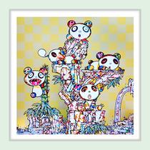 Trend art] Takashi MurakamiPanda baby 3 global limited edition 300 pro-signed fidelity spot
