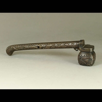 Copper silver silver silver silver ruizhen dragon pen tube cartridge gold gavel bauxing auction C2158