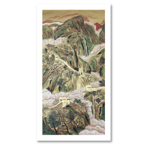 Innovative water ink (Great Wall standing) Wonderland < Taihang Jinqiu > Beauty and Conscience member Ma Xiaohu landscape prints