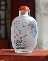 Interior painting snuff bottle Orchid