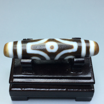 Tibetan six-eye calcified old pearl-5033