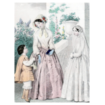 (RECOMMENDED by POLY)Etching HAND-COLORED color guide MAGASIN DES DEMOISELLES