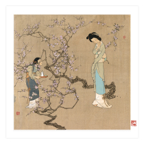 Dai Dunbang (such as Mengling) a master of Chinese painting in Tang Poetry and Song Ci series