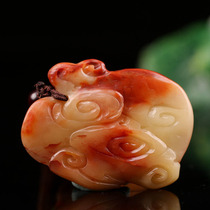 Shoushan stone carving 28 8G Xiangyun handlebar Jade fine quality