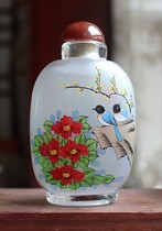 Chinese characteristic internal painting snuff bottle Flower and Bird