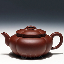 Tendon pattern] Wang Jinxin full hand Jiquan (678905) original mine Huanglongshan purple mud 300CC Yixing purple sand