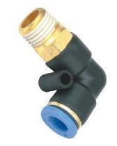 Pneumatic connector PL L-type thread straight through PL12-03 3-point diameter plug outer diameter 12MM trachea