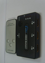 HDMI three-in and one-out switcher 3*1 converter molded case with remote control mini-shape 3 cut 1