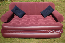 Yingtai thick folding five-in-one three inflatable sofa bed double flocking inflatable mattress power transmission pump