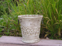 Eurostyle idylo style coarse pottery flower pots for old retro pottery floral floral Mediterranean style flower casks