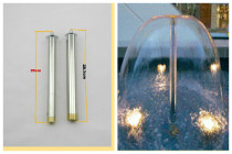Cantonese Universal Stainless steel horn Morning Glory hemisphere nozzle mushroom fountain water landscape nozzle