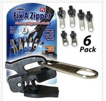 Fix A Zipper universal multifunctional zipper head clothing accessories in three sizes a total of 6