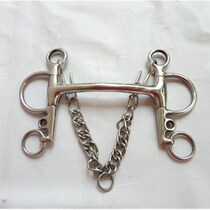  14cm British stainless steel horse mouth armature Equestrian supplies horse chew harness mouth armature