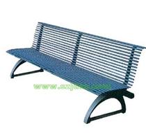 Wrought iron park chair Outdoor garden backrest Metal bench European double community Cast iron leisure lounge chair
