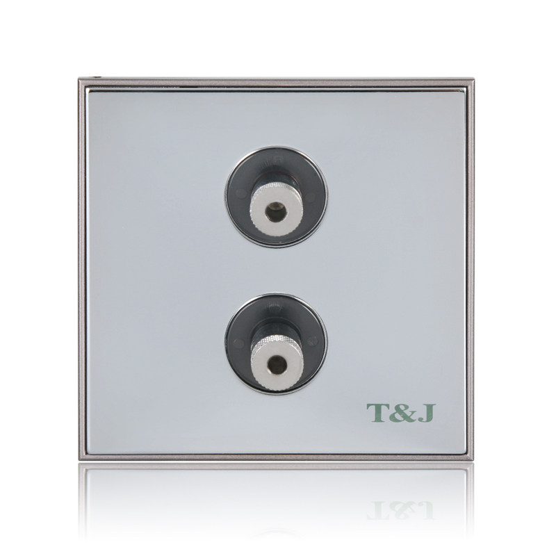  240 00 TJ Space based Switch Socket Noble 86 Ultra thin Metal Panel One Audio Speaker 