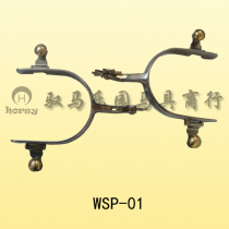 WSP-01 Western stainless steel spurs Stainless steel spurs Yu Ma Paradise Harness Equestrian supplies