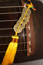 Wudi money pendant Pure copper money pendant Elevator door-to-door door-to-door threshold Stone loose money Fidelity brass antique coin