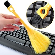 Multi-function small brush gap cleaning brush Computer keyboard dust removal brush Two ends multi-purpose desktop cleaning soft brush