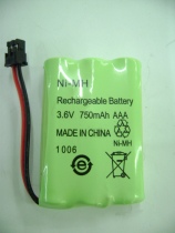 New 3 6V750MAH Cordless Phone Battery Submachine Phone Battery