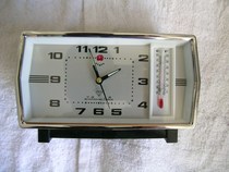 90s out of print inventory nearly new old mechanical alarm clock diamond brand rectangular thermometer alarm clock
