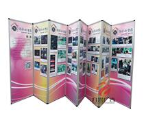 Screen folding display hospital display board aluminum alloy screen portable display board custom screen 80x200 notice Outdoor