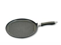 Easy Kitchen Music 30cm round striped steak frying pan steak frying pan Western restaurant special steak non-stick commercial