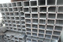 Square pass flat iron square pipe Hollow square steel pipe Hot galvanized flat pass Q235 square pipe