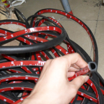 High-quality sealing strip Large D small D P-shaped sealing strip EPDM sealing strip Door trunk rubber strip