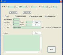 Modbus RTU Serial port source code Source code Modbus protocol c DLL library Dynamic library