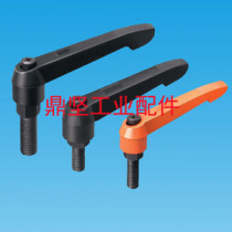 Adjustable handle handle wrench zinc alloy tightening handle 7-character seven-character handle wrench screw hand twist screw M8