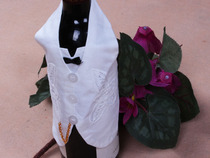 White cotton patchwork Baideli wine bottle cover Wine bottle cover 2362 Item number