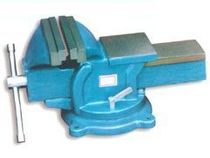Hugong brand Shanghai Bench vise Factory 100mm 4 inch heavy bench vise fitter machine tool clamp