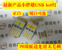 Computer keyboard light super small mini USB light LG light source mobile power USB light small fat pier double-sided plug