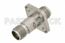 PE9648 4 Hole Panel 2 92mm Female to 2 92mm High frequency Adaptor Microwave