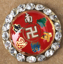 Buddhist Supplies with Bored Brooch Chest Badge Mascot Auspicious and Auspicious South no Amitaba Buddha