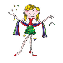 @ PENNY BLACK wonderful doll wooden stamp * seal: 3749K Holly fruit