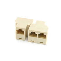 Network wire crystal head three-way head network 10%-2 connector extension connector Junction Wire Splitter