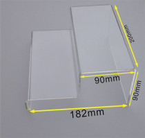 Display shoe store ladder rack Transparent shoe display rack Shoe rack Two-layer plastic shoe holder display rack imitation acrylic