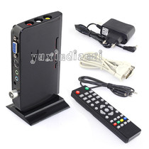 QS LCD TV box free host with picture-in-picture speaker can be connected to set-top box analog cable computer watching TV