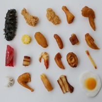 Simulated meat model chicken feet egg ribs chicken middle wing braised meat shrimp abalone meat food food ornaments