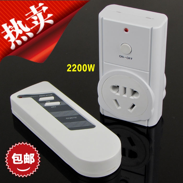 [$13.52] Wireless remote control socket 220V power supply remote