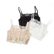 Silk sling tube chest female anti-light exposure thin bottoming lace wrap summer underwear vest summer