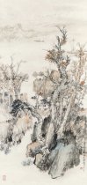 The Art Microspray Guan Shan Moon Sekui Seki Sails 30x63 cm