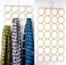 Creative 28-Circle scarf shelf non-slip silk scarf tie magic hanger new exotic Korean home storage daily necessities