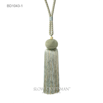 SLOW CRAFTSMAN export Europe White Mountain series soft dress floating curtain short tassel pendant hanging ear strap