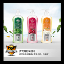 Ruilian high-end daily chemical products soap laundry liquid Shower gel Shampoo bottle sticker packaging gift box design
